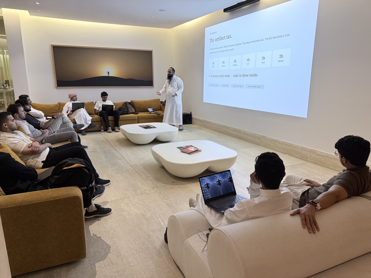 Photo from First .NET Riyadh meetup